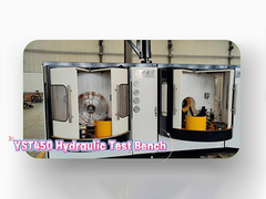 What is a hydraulic test bench used for?