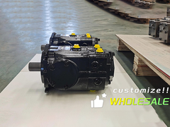 How does the axial piston pump work?