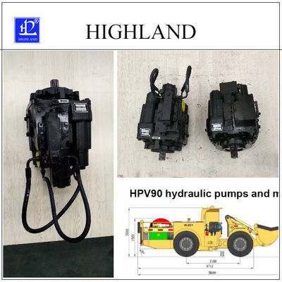 High Pressure Underground Truck Hydraulic Pumps Motors PV22 MV23