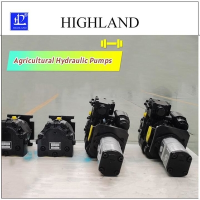 Highland High Pressure 42Mpa Tandem Hydraulic Piston Pumps For Agricultural Hydraulic System