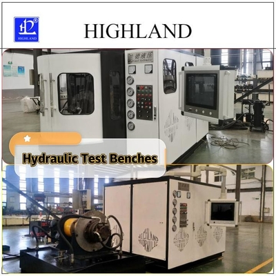 HIGHLAND Ship Hydraulic Test Benches Testing Hydraulic Machine with Clear Pipeline Connection