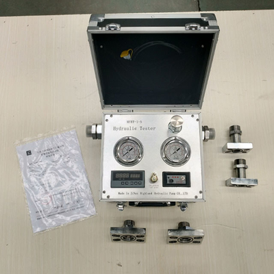 Silver Color Portable Mobile Hydraulic Flow Meters To Test Hydraulic System