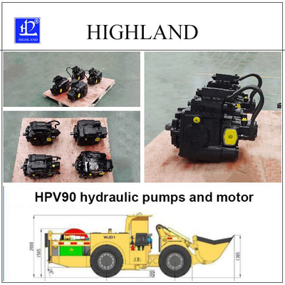 Pv22 Mv23 Underground Truck Hydraulic Pumps Cast Iron Easy To Use