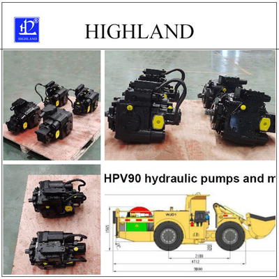 Pv22 Mv23 Underground Truck Hydraulic Pumps Strong Anti Pollution Ability