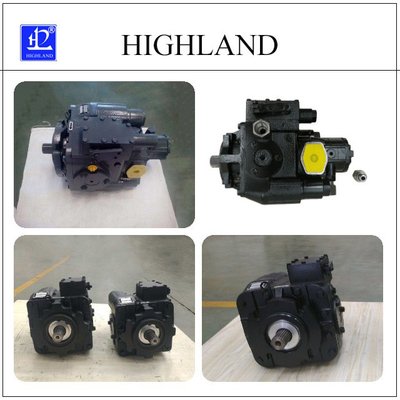 High Displacement Hydraulic Concrete Mixer Piston Pumps Highland