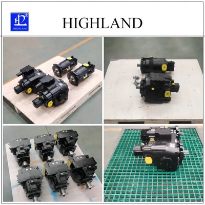 High Displacement Hydraulic Concrete Mixer Piston Pumps Highland