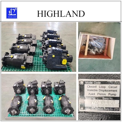 High Displacement Hydraulic Concrete Mixer Piston Pumps Highland