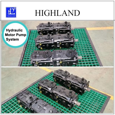 Simple Layout Hydraulic Transmission System For Silage Machine LPV70