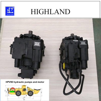 Pounding Cart Underground Truck Hydraulic Pumps Full Functioning