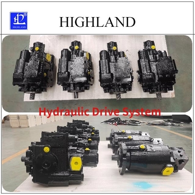 PV22+MF22 Combine Harvester Hydraulic Wheel Drive System Strong Driving Force