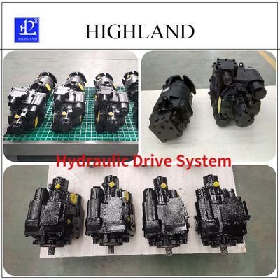 PV22+MF22 Combine Harvester Hydraulic Wheel Drive System Strong Driving Force