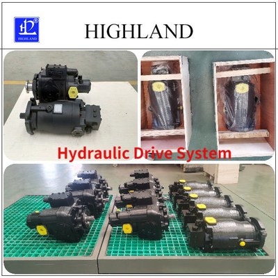 PV22+MF22 Combine Harvester Hydraulic Wheel Drive System Strong Driving Force