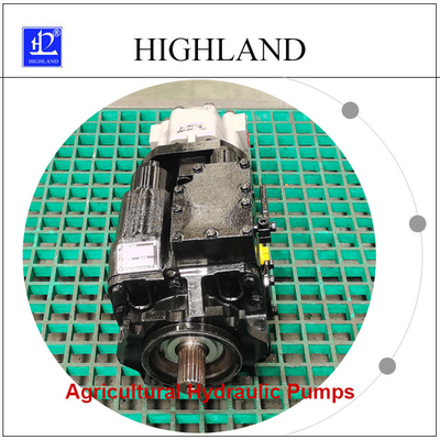 Big Displacement Agricultural Harvester Hydraulic Tandem Pumps With Gear Pump