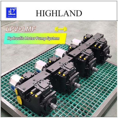 LPV90 Combine Harvester Overload Test Hydraulic Motor Pump System Customization