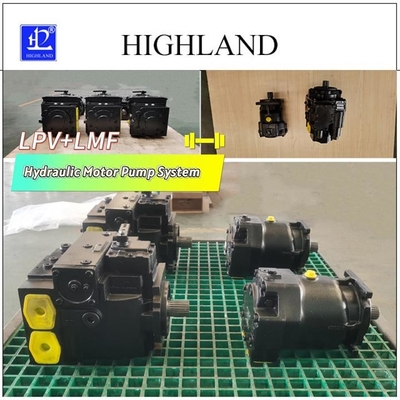 LPV90 Combine Harvester Overload Test Hydraulic Motor Pump System Customization