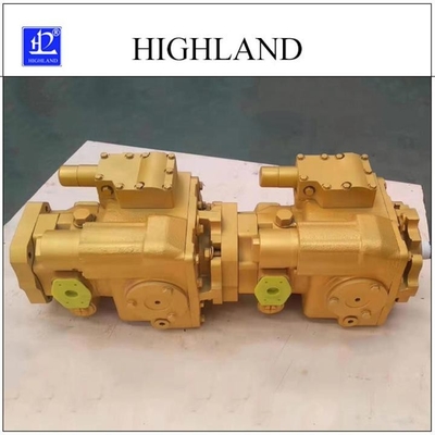2500r/Min Rated Speed Tandem Hydraulic Pumps With Pressure And Flow Control 110cc/R+110cc/R
