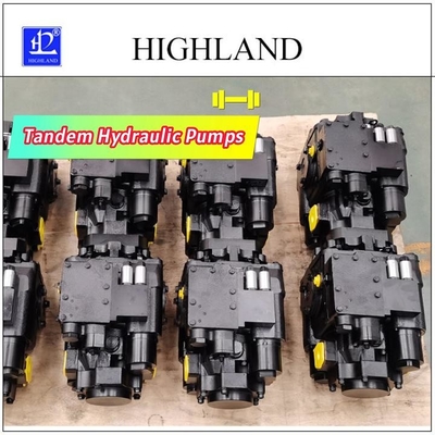 HPV &amp; HMF Tandem Hydraulic Pumps: Variable Displacement, Max Pressure 42Mpa, 2900r/min