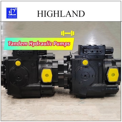 HPV &amp; HMF Tandem Hydraulic Pumps: Variable Displacement, Max Pressure 42Mpa, 2900r/min