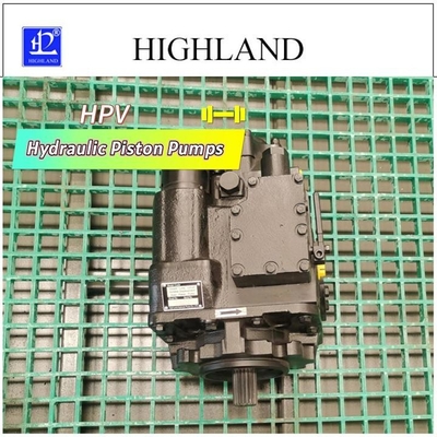 Highland High Pressure Concrete Mixer Hydraulic Piston Pumps High Efficiency