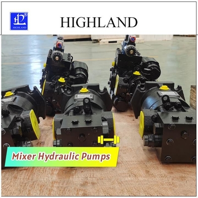 Concrete Mixer Axial Flow Hydraulic Piston Pump 42Mpa High Pressure