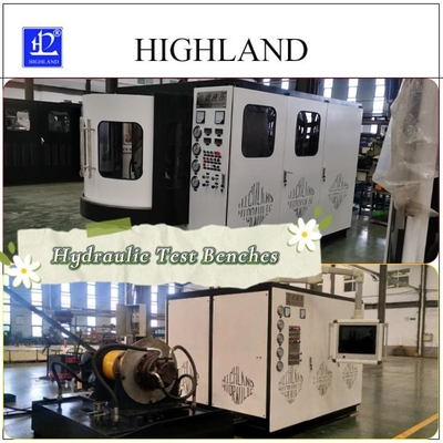 HIGHLAND Ship Hydraulic Test Benches Testing Hydraulic Machine with Clear Pipeline Connection
