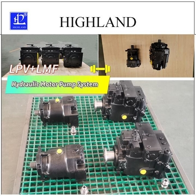LPV200 Hydraulic Motor Pump System For Rice Harvester Cast Iron Housing
