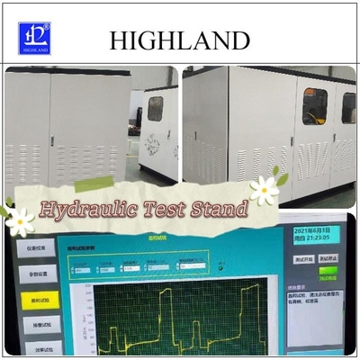 YST380 Hydraulic Motor Test Bench Clear Pipe Connection for Colliery