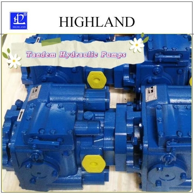 Harvesting Machinery Tandem Hydrostatic Pump Hydraulic System Components