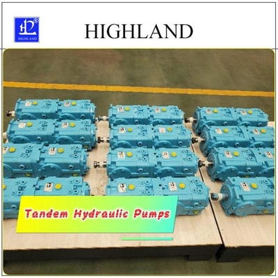 90Ml/R Tandem Hydraulic Pumps Harvesting Machinery Hydrostatic Pump