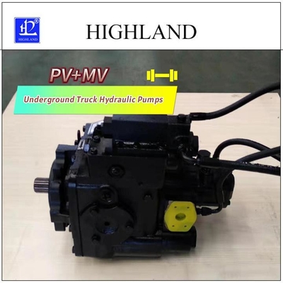 PV22 MV23 Underground Truck Hydraulic Pumps Cast Iron Housing Max Displacement