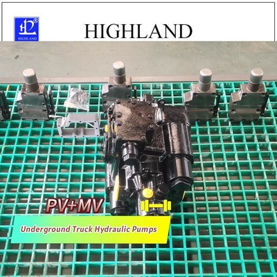 PV22 MV23 Underground Truck Hydraulic Pumps Cast Iron Housing Max Displacement