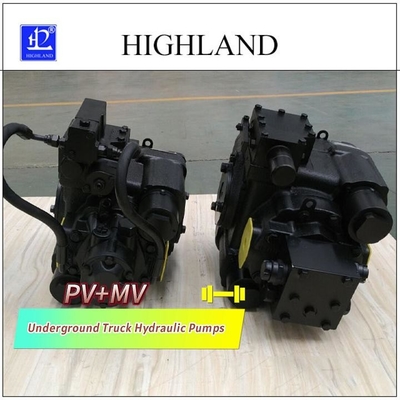 PV22 MV23 Underground Truck Hydraulic Pumps Cast Iron Housing 1 Year Warranty