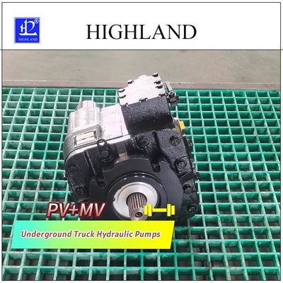 PV22 MV23 Underground Truck Hydraulic Pumps Cast Iron Housing 1 Year Warranty