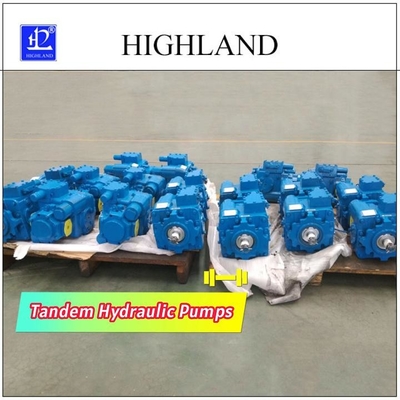 Tandem Hydraulic Pumps With Swash Plate Structure Design For Industrial Uses