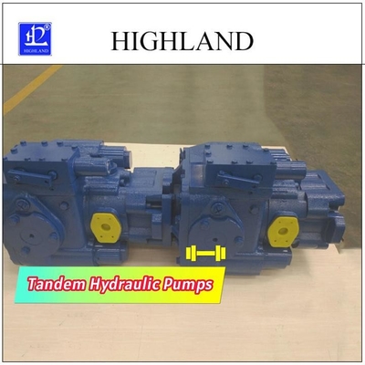 Compact  Tandem Hydraulic Pumps Closed Circuit Hydraulic System Applications