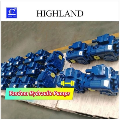 Compact  Tandem Hydraulic Pumps Closed Circuit Hydraulic System Applications
