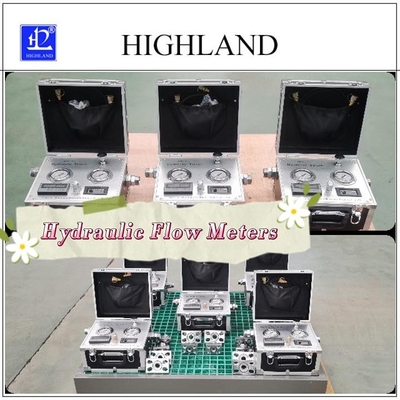 Compact MYHT-1-5 Hydraulic Flow Meters For Excavators Testing Hydraulic Flow Rate