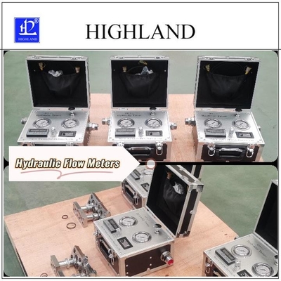 Compact MYHT-1-5 Hydraulic Flow Meters For Excavators Testing Hydraulic Flow Rate