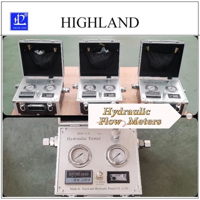 Compact MYHT-1-5 Hydraulic Flow Meters For Excavators Testing Hydraulic Flow Rate