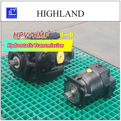 HPV110 HMF110 Underground Loader Hydrostatic Transmission In Plywood Case