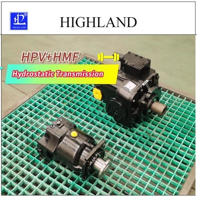 HPV110 HMF110 Underground Loader Hydrostatic Transmission In Plywood Case
