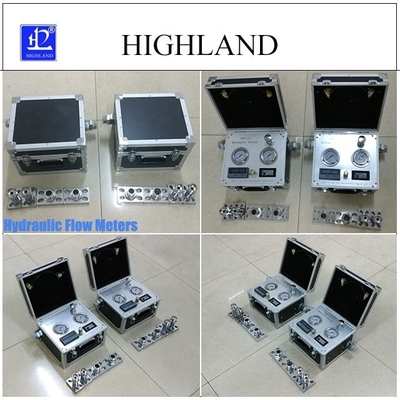 HIGHLAND Data Display Hydraulic Flow Meters Max Pressure 420 Bar For Cement Mixer
