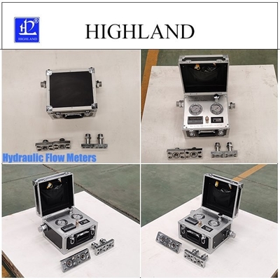 HIGHLAND Data Display Hydraulic Flow Meters Max Pressure 420 Bar For Cement Mixer