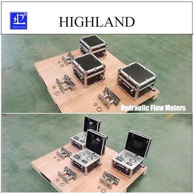 HIGHLAND Cement Mixer Hydraulic Flow Meter Data Display 400L/Min Flow Rate Testing