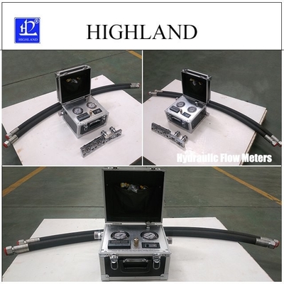 HIGHLAND Cement Mixer Hydraulic Flow Meter Data Display 400L/Min Flow Rate Testing
