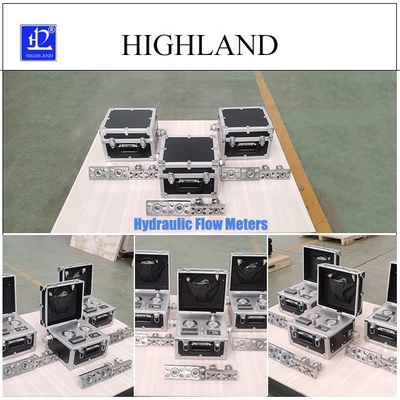 HIGHLAND Cement Mixer Hydraulic Flow Meter Data Display 400L/Min Flow Rate Testing