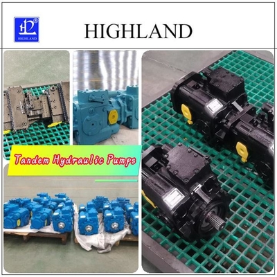 97% Tandem Hydraulic Pumps With Cast Iron Package Plywood Case