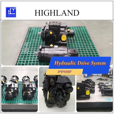Harvester Hydraulic Drive System With Axial Piston Pump Structure