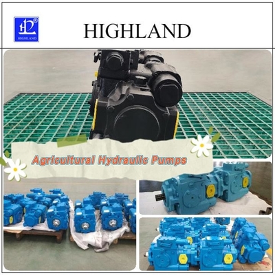 Closed Circuit Tandem Hydraulic Pumps With CW / CCW Rotation For Construction Applications
