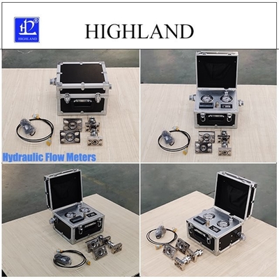 MYHT-1-4 Hydraulic Flow Meters With Data Display For Oil Temperature Range -20C -150C